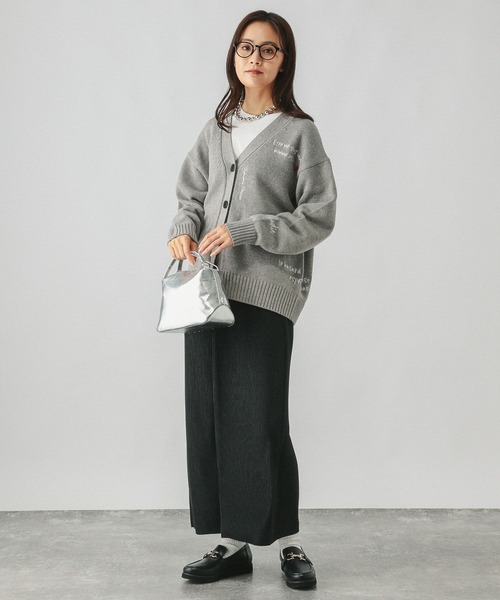 GLOBAL WORK(グローバルワーク)の「細プリーツIラインスカート/253426(スカート・レディース・ライトグレー/ブラック/ネイビー系8/その他・SHORT/REGULAR)」の21枚目の写真