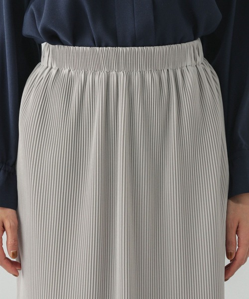 GLOBAL WORK(グローバルワーク)の「細プリーツIラインスカート/253426(スカート・レディース・ライトグレー/ブラック/ネイビー系8/その他・SHORT/REGULAR)」の8枚目の写真