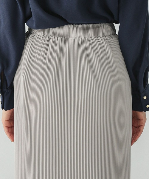 GLOBAL WORK(グローバルワーク)の「細プリーツIラインスカート/253426(スカート・レディース・ライトグレー/ブラック/ネイビー系8/その他・SHORT/REGULAR)」の9枚目の写真
