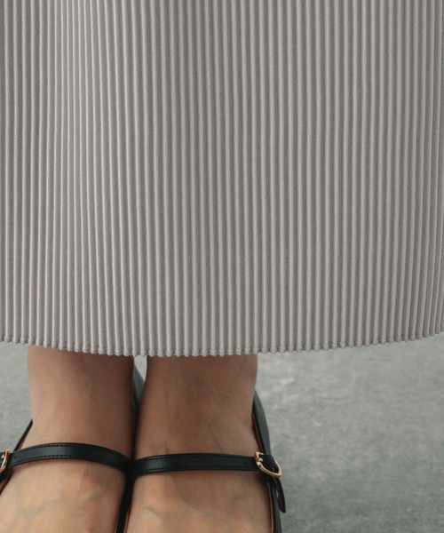 GLOBAL WORK(グローバルワーク)の「細プリーツIラインスカート/253426(スカート・レディース・ライトグレー/ブラック/ネイビー系8/その他・SHORT/REGULAR)」の11枚目の写真