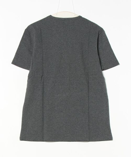 sunny branch(サニーブランチ)の「★Growth by Grail★ワンポイント針抜きVネックT(Tシャツ/カットソー・メンズ・グレー/ホワイト/ブラック・X-LARGE/LARGE/MEDIUM)」の4枚目の写真