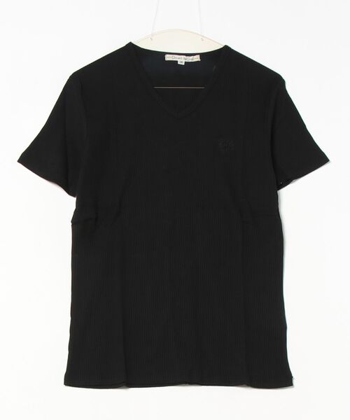 sunny branch(サニーブランチ)の「★Growth by Grail★ワンポイント針抜きVネックT(Tシャツ/カットソー・メンズ・グレー/ホワイト/ブラック・X-LARGE/LARGE/MEDIUM)」の13枚目の写真