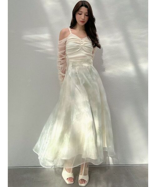 RESEXXY（リゼクシー）の「ポイントシアーニットトップス（ニット/セーター・レディース・ブルー/ブラック/アイボリー・FREE）」の17枚目の写真