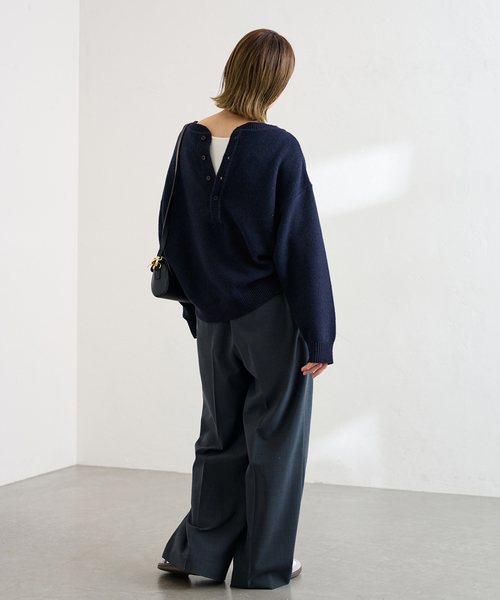 FRAMeWORK（フレームワーク）の「≪追加≫カノコ2WAYヘンリーニット2