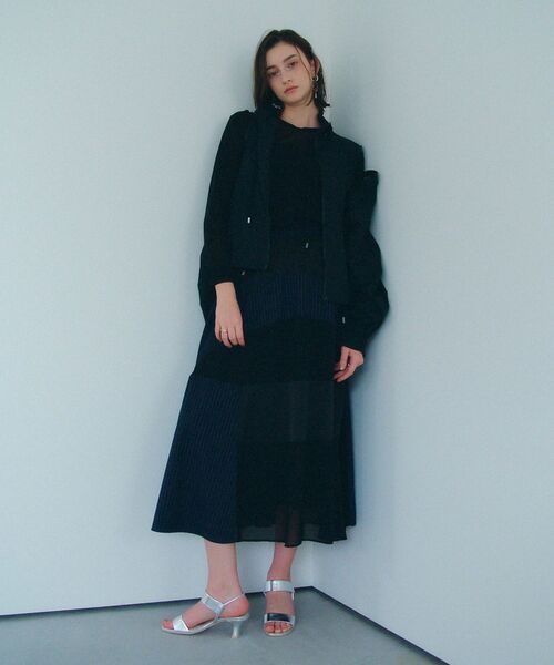 YECCA VECCA(イェッカヴェッカ)の「バーストラップサンダル(サンダル・レディース・ベージュ/シルバー/ブラック・22.5cm/23.5cm/24.5cm)」の13枚目の写真