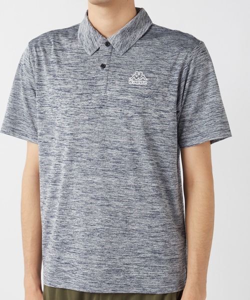 Kappa(カッパ)の「杢柄半袖ポロシャツ(ポロシャツ・メンズ・ネイビー系/ブラック/グレー・MEDIUM/LARGE/X-LARGE)」の12枚目の写真