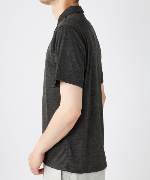 Kappa(カッパ)の「杢柄半袖ポロシャツ(ポロシャツ・メンズ・ネイビー系/ブラック/グレー・MEDIUM/LARGE/X-LARGE)」の9枚目の写真