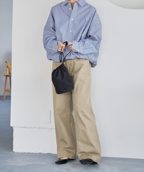 LE TALON(ルタロン)の「LE TALON NYLON PURSEバッグ(ショルダーバッグ・レディース・ベージュ/ブラック/レッド・FREE)」の8枚目の写真