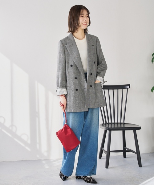 LE TALON(ルタロン)の「LE TALON NYLON PURSEバッグ(ショルダーバッグ・レディース・ベージュ/ブラック/レッド・FREE)」の12枚目の写真