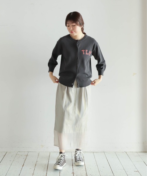 ロブスター刺繍 クルーネック7分袖カーデ | NOMBRE IMPAIR