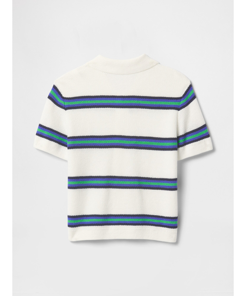 GAP(ギャップ)の「クロシェ カバナシャツ (幼児・ベビー)(カーディガン/ボレロ・キッズ・ブルー/オフホワイト・110cm/105cm/100cm/95cm/90cm/80cm/70cm)」の4枚目の写真