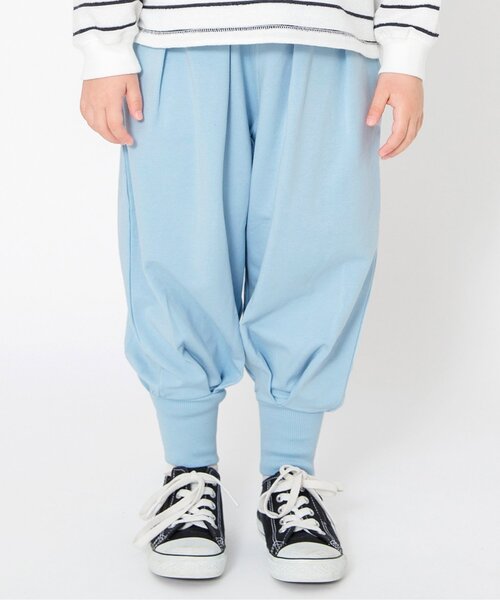 BREEZE（ブリーズ）の「【ジュニア対応】カラバリボリュームパンツ（その他パンツ・キッズ・チャコール/ラベンダー/イエロー/オレンジ/アイボリー/サックスブルー・80/90/100/110/130/140/120）」の4枚目の写真