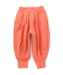 オレンジ 光沢 サルエルパンツpokipcce オレンジ 光沢 サルエルパンツpokipcce