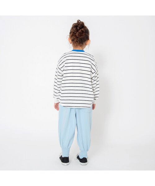 BREEZE（ブリーズ）の「【ジュニア対応】カラバリボリュームパンツ（その他パンツ・キッズ・チャコール/ラベンダー/イエロー/オレンジ/アイボリー/サックスブルー・80/90/100/110/130/140/120）」の10枚目の写真