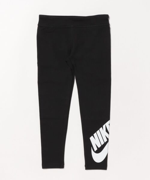 NIKE(ナイキ)の「NIKE/ナイキ レギンス スパッツ キッズ 子供 ロゴ ガールズ 36M316-023(レギンス/スパッツ・キッズ・ブラック・4:105cm/5:110cm/6:115cm/7:120cm)」の1枚目の写真