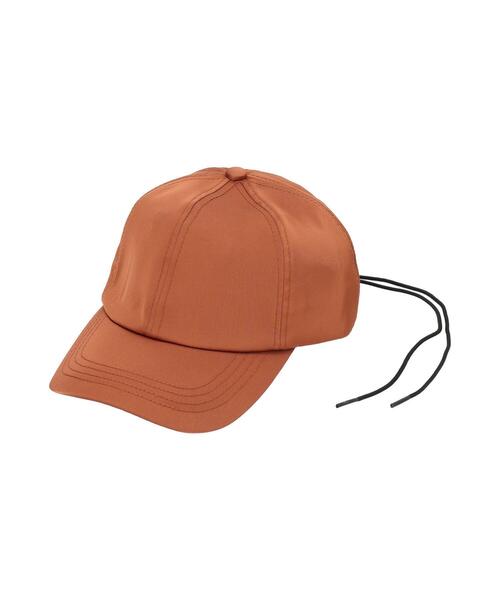 Lugnoncure(ルノンキュール)の「サテンキャップ《2025spring catalog item》(ハット・レディース・ネイビー/オレンジ/オフホワイト・F)」の9枚目の写真
