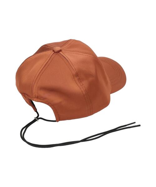 Lugnoncure(ルノンキュール)の「サテンキャップ《2025spring catalog item》(ハット・レディース・ネイビー/オレンジ/オフホワイト・F)」の10枚目の写真