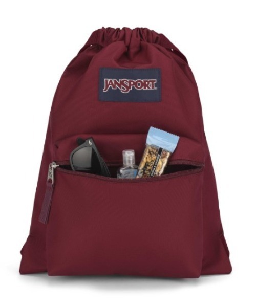 JANSPORT(ジャンスポーツ)の「JanSport/ジャンスポーツ ナップサック DRAW SACK ドローサック RUSSET RED JS0A83LQ04S(バックパック/リュック・メンズ・エンジ・FREE)」の9枚目の写真