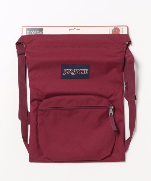JANSPORT(ジャンスポーツ)の「JanSport/ジャンスポーツ ナップサック DRAW SACK ドローサック RUSSET RED JS0A83LQ04S(バックパック/リュック・メンズ・エンジ・FREE)」の14枚目の写真