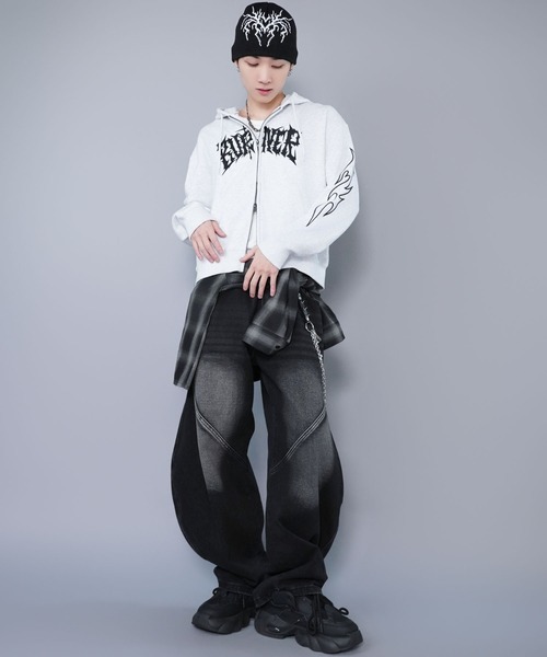 SPINNS（スピンズ）の「シングルニットビーニー/スパイダー/ジャガード/ユニセックス（ニットキャップ/ビーニー・メンズ・ブラック・ONESIZE）」の11枚目の写真