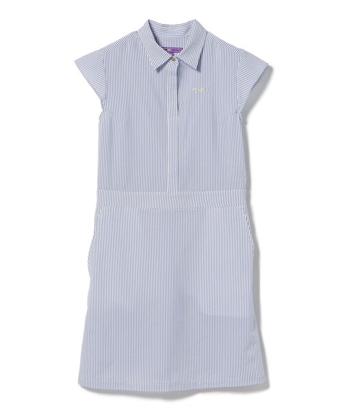 PURPLE LABEL / ウエスト切り替え シャツ ワンピース
