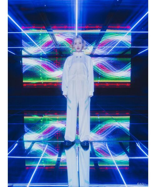 CALNAMUR（カルナムール）の「【エヴァンゲリオンコラボ】PLUGSUIT SWEAT（ブルゾン・レディース・ブルー/ホワイト/レッド/ピンク/パープル/ネイビー・FREE/X-LARGE）」の15枚目の写真