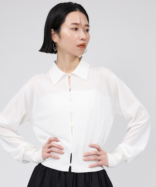 Reurie' カーディガン 「ZOZO限定」ショートボレロシアー