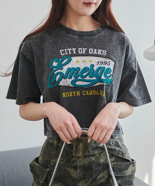 WEGO（ウィゴー）の「WEGO/ヴィンテージウォッシュグラフィックショートT（Tシャツ/カットソー・レディース・その他8/その他7/その他6/その他5/その他4/その他3/その他2/その他1・FREE）」の10枚目の写真