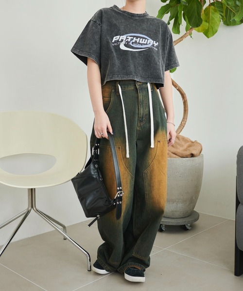 WEGO（ウィゴー）の「WEGO/ヴィンテージウォッシュグラフィックショートT（Tシャツ/カットソー・レディース・その他8/その他7/その他6/その他5/その他4/その他3/その他2/その他1・FREE）」の22枚目の写真