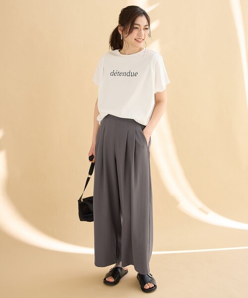 ANY(エニィ)の「【新色追加】さらさらDRYパンツ(その他パンツ・レディース・ベージュ系/グリーン系/ダークブラウン系/グレー系/ブラック系1・4)」の20枚目の写真