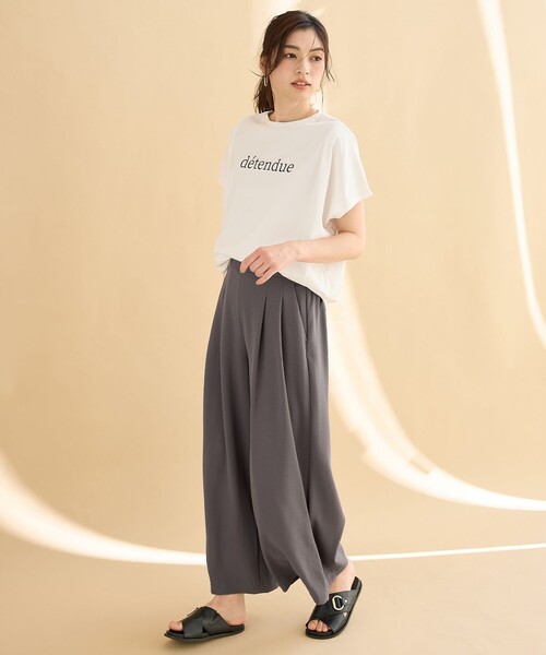 ANY(エニィ)の「【新色追加】さらさらDRYパンツ(その他パンツ・レディース・ベージュ系/グリーン系/ダークブラウン系/グレー系/ブラック系1・4)」の19枚目の写真