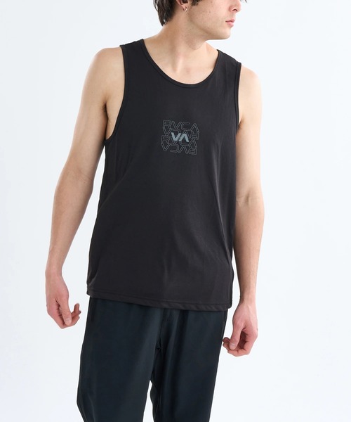 RVCA(ルーカ)の「RVCA メンズ RVCA PIN FLIP TANK Tシャツ 【2025年春夏モデル】/ルーカバックプリントタンクトップ(タンクトップ・メンズ・ブラック・SMALL/MEDIUM/LARGE/X-LARGE)」の2枚目の写真
