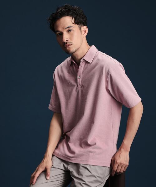 THE SHOP TK （ザ ショップ ティーケー ）の「シャンブレーカノコスキッパーポロシャツ（ポロシャツ・メンズ・ダークブラウン/ピンク系/ブルー系その他/グレー・02/03/04）」の21枚目の写真