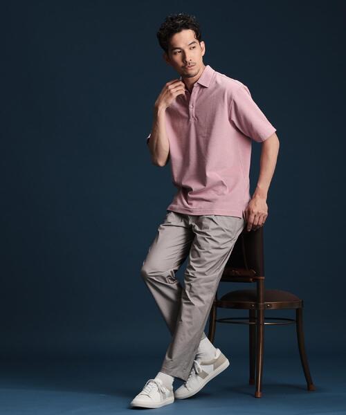 THE SHOP TK （ザ ショップ ティーケー ）の「シャンブレーカノコスキッパーポロシャツ（ポロシャツ・メンズ・ダークブラウン/ピンク系/ブルー系その他/グレー・02/03/04）」の22枚目の写真