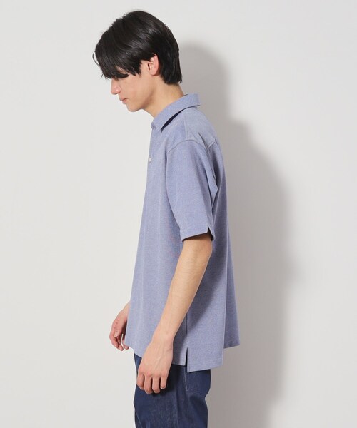 THE SHOP TK （ザ ショップ ティーケー ）の「シャンブレーカノコスキッパーポロシャツ（ポロシャツ・メンズ・ダークブラウン/ピンク系/ブルー系その他/グレー・02/03/04）」の11枚目の写真