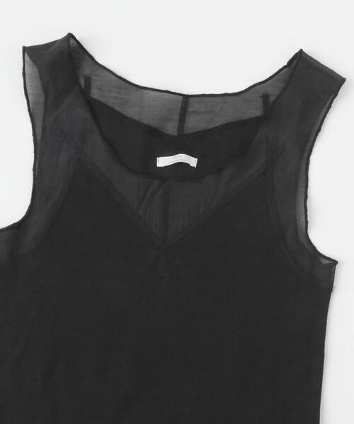 ITEMS URBANRESEARCH（アイテムズ アーバンリサーチ）の「フハクキリカエタンクトップ（タンクトップ・レディース・ライトベージュ/ブラック/ホワイト・FREE）」の9枚目の写真