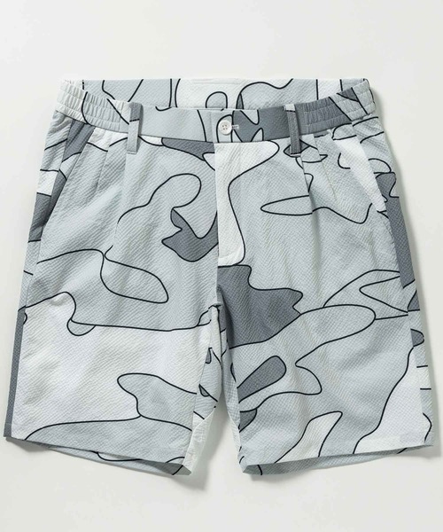 LUXEAKMPLUS(リュクスエイケイエムプラス)の「LUXEAKMPLUS(リュクスエイケイエムプラス)ゴルフ カモ柄ショーツ ショートパンツ (吸水速乾 / 軽量)(その他パンツ・メンズ・ブラック/ベージュ/ホワイト・S/M/L/XL/XXL)」の12枚目の写真