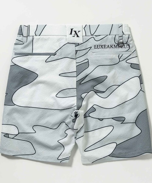 LUXEAKMPLUS(リュクスエイケイエムプラス)の「LUXEAKMPLUS(リュクスエイケイエムプラス)ゴルフ カモ柄ショーツ ショートパンツ (吸水速乾 / 軽量)(その他パンツ・メンズ・ブラック/ベージュ/ホワイト・S/M/L/XL/XXL)」の13枚目の写真