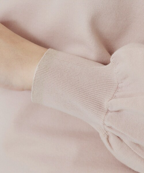 index（インデックス）の「パーツ付きハートネックニットトップス【洗濯機洗い可】（ニット/セーター・レディース・サンドベージュ/パープル/ネイビー/オフホワイト・38/42/40/36）」の12枚目の写真