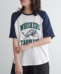 VENCEEXCHANGE | WHISKERSラグランTシャツ(Tシャツ/カットソー)