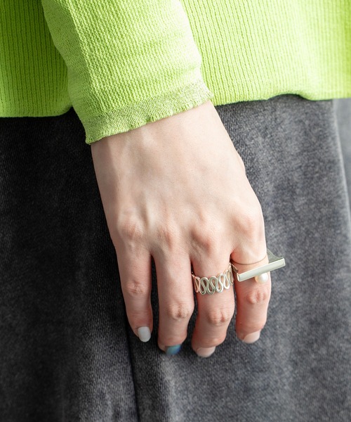 LAMBDA（ラムダ）の「サイドパールリング（リング・メンズ・シルバー系その他・#9/#11/#13/#15/#17/#19）」の7枚目の写真