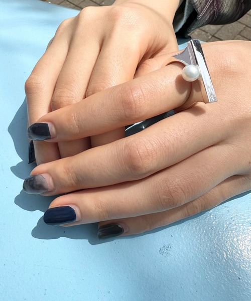 LAMBDA（ラムダ）の「サイドパールリング（リング・メンズ・シルバー系その他・#9/#11/#13/#15/#17/#19）」の8枚目の写真