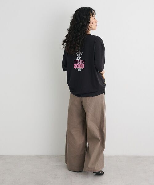 CRAFT STANDARD BOUTIQUE(クラフトスタンダードブティック)の「【ユニセックス】ワイドイージースラックス(スラックス・レディース・ブラウン・M/S/L)」の13枚目の写真