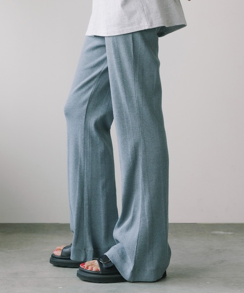 MILLER(ミラー)の「R.P.miller/ミラー Prib Flare PT フレアパンツ(その他パンツ・レディース・グレー/ダークグレー/ブラウン・FREE)」の2枚目の写真