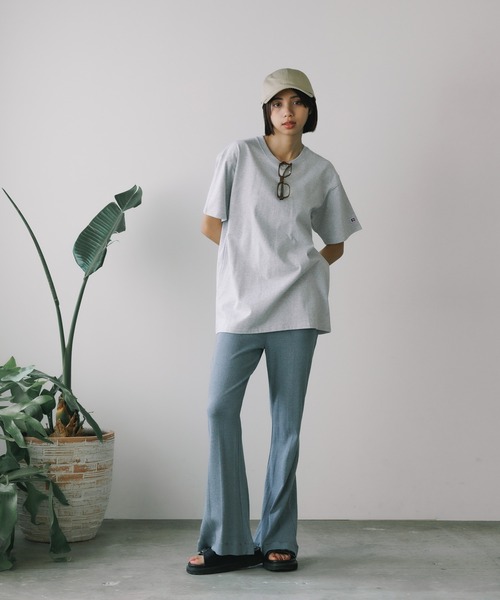 MILLER(ミラー)の「R.P.miller/ミラー Prib Flare PT フレアパンツ(その他パンツ・レディース・グレー/ダークグレー/ブラウン・FREE)」の6枚目の写真