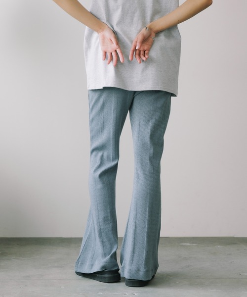 MILLER(ミラー)の「R.P.miller/ミラー Prib Flare PT フレアパンツ(その他パンツ・レディース・グレー/ダークグレー/ブラウン・FREE)」の5枚目の写真