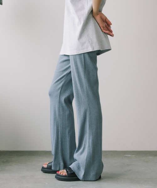 MILLER(ミラー)の「R.P.miller/ミラー Prib Flare PT フレアパンツ(その他パンツ・レディース・グレー/ダークグレー/ブラウン・FREE)」の8枚目の写真