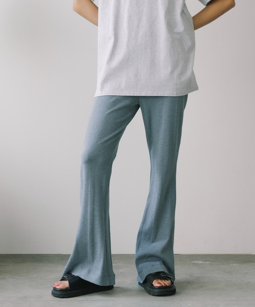 MILLER(ミラー)の「R.P.miller/ミラー Prib Flare PT フレアパンツ(その他パンツ・レディース・グレー/ダークグレー/ブラウン・FREE)」の9枚目の写真