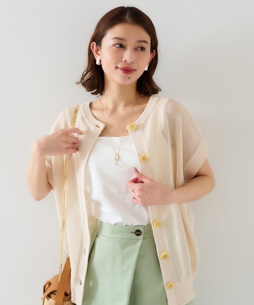 MidiUmi】コクーンニットベスト｜ニット｜e-Look+Plus(イー