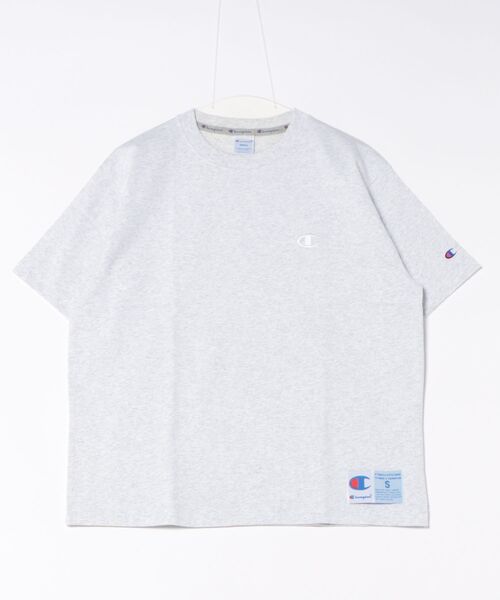 Champion(チャンピオン)の「【Champion】C3-V331 SHORT SLEEVE T-SHIRT/Tシャツ/チャンピオン/アクションスタイル(Tシャツ/カットソー・メンズ・ホワイト/ピンク/オートミール/ネイビー/ブラック/ヘザーグレー/ブルー/イエロー/ライトブルー・SMALL/MEDIUM/LARGE/X-LARGE/XX-LARGE/M/L/XL/XXL)」の3枚目の写真